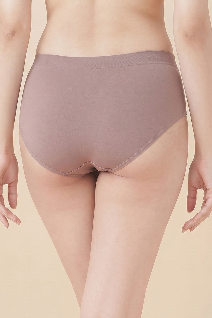 Zivame Medium Rise Full Coverage Seamless Hipster Panty (Pack of 3) - Multicolor — image 12